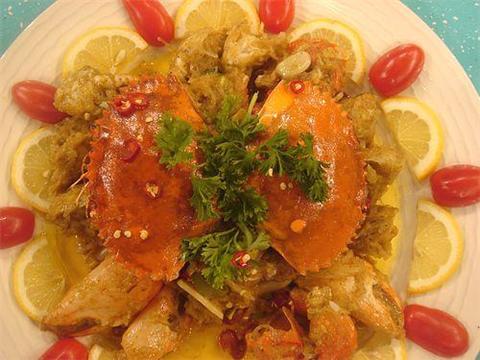 黄金咖喱螃蟹