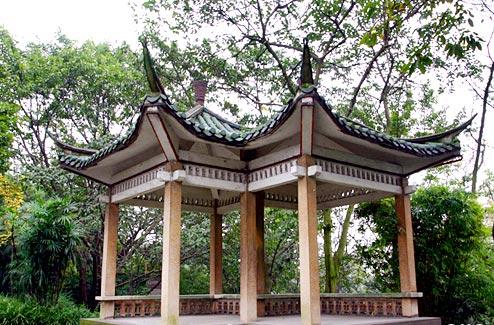 鹅岭双子亭_重庆鹅岭公园