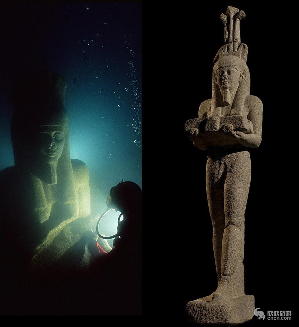 水中沉睡千年 埃及古城珍宝重现天日(多图)